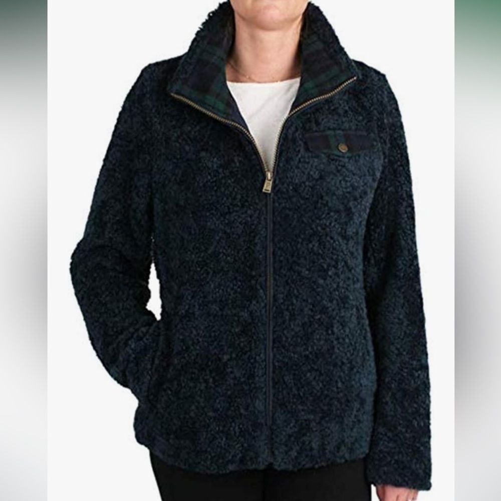Pendleton Fuzzy Zip Lined Jacket Women’s Size Large